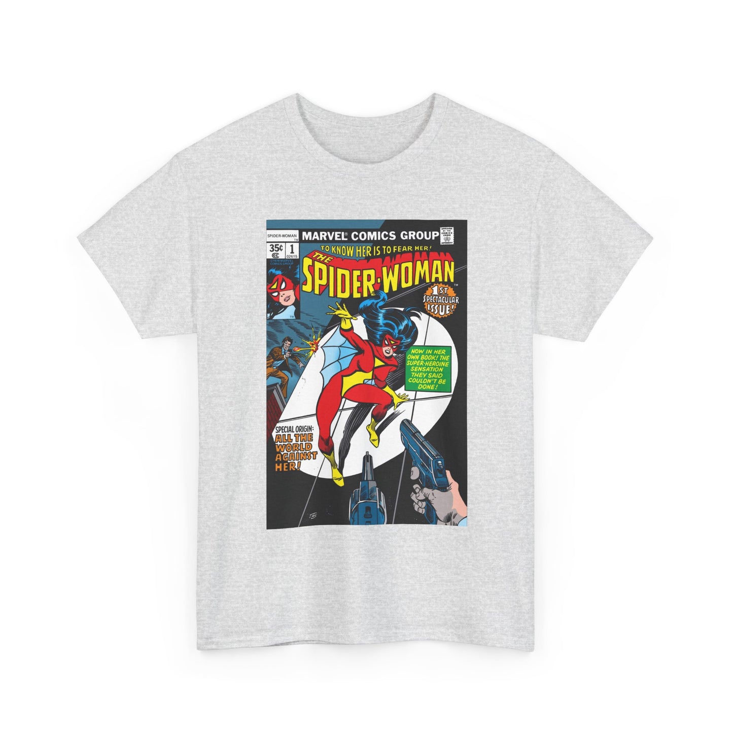 Spider-Woman T-Shirt - 1978 Marvel Comics - #1 Cover Art - Jessica Drew