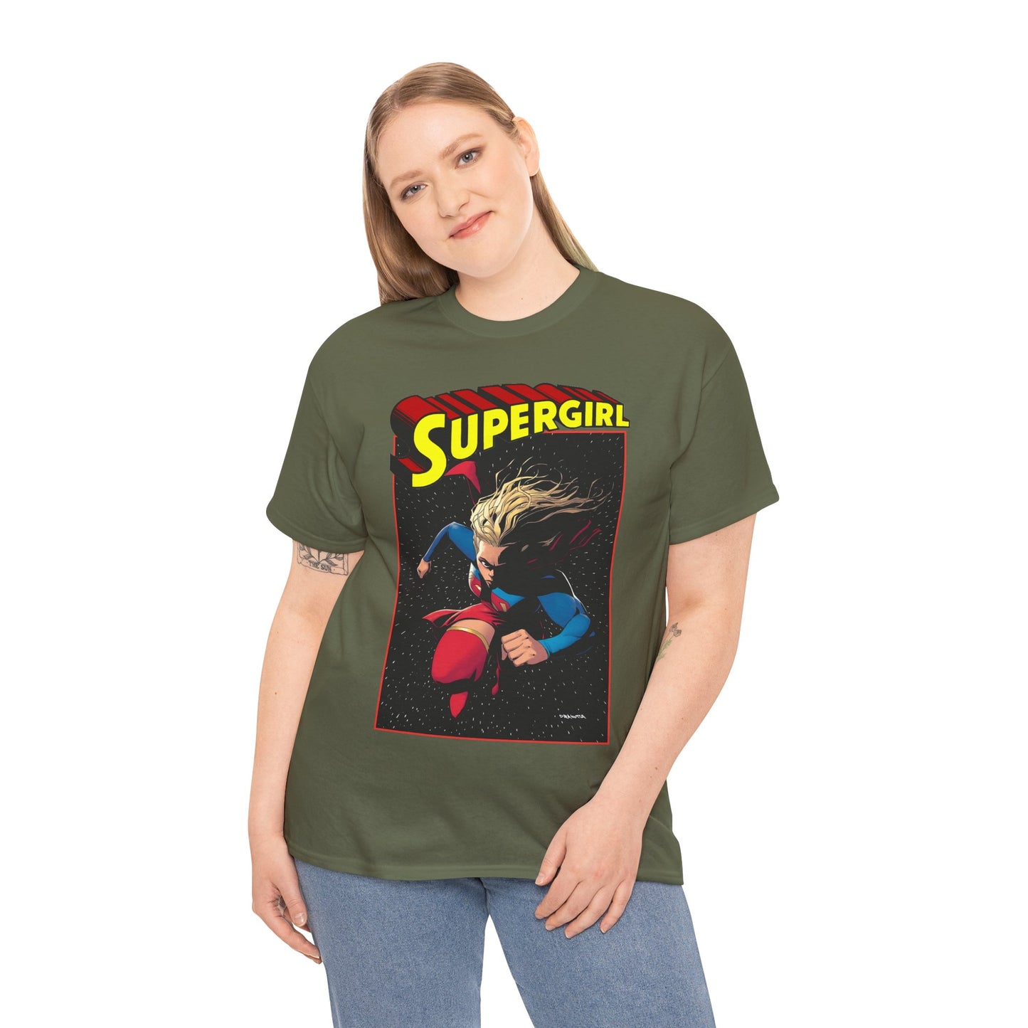 Supergirl T-Shirt - Nick Dragotta Art - Upcoming Summer 2026 Movie with Milly Alcock - DC Comics