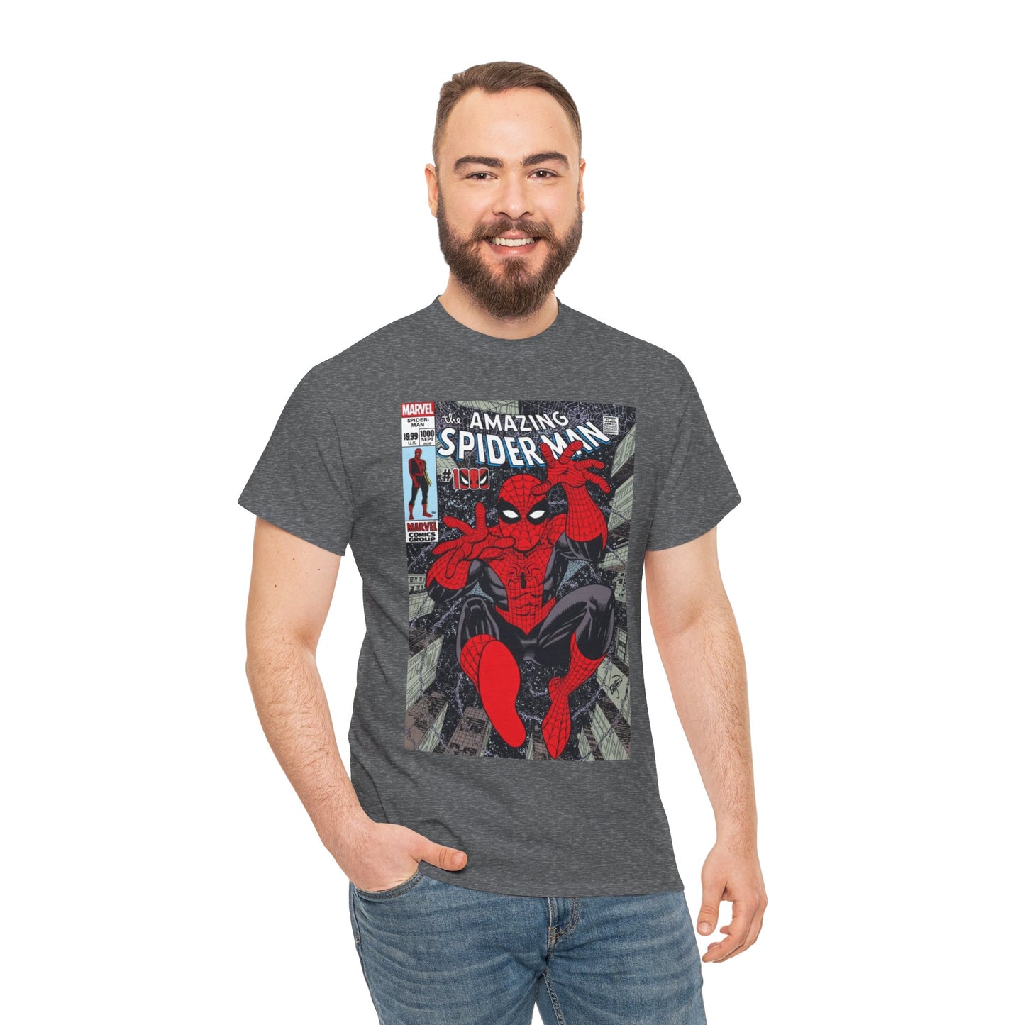 Amazing Spider-Man #1000 T-Shirt - Erik Larsen Art - Anniversary Issue Variant Cover Art - Marvel Comics