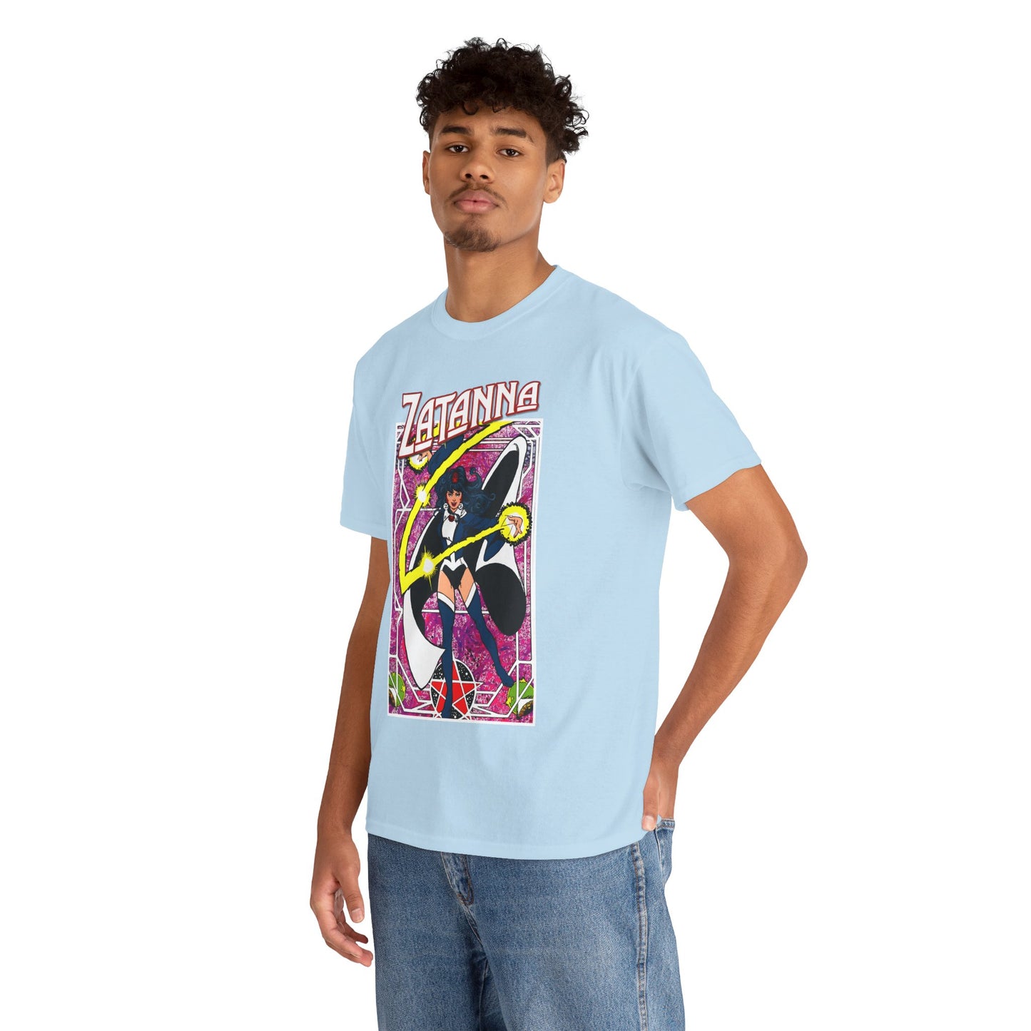 Zatanna T-Shirt - George Perez Postcard Art - Justice League Magic Member - JLA Satellite Era - DC Comics