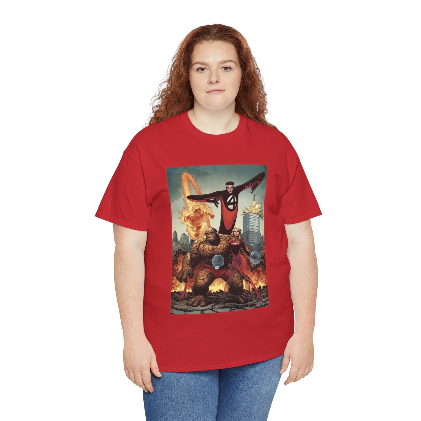 Fantastic Four T-Shirt - Arthur Adams Art - Marvel Comics