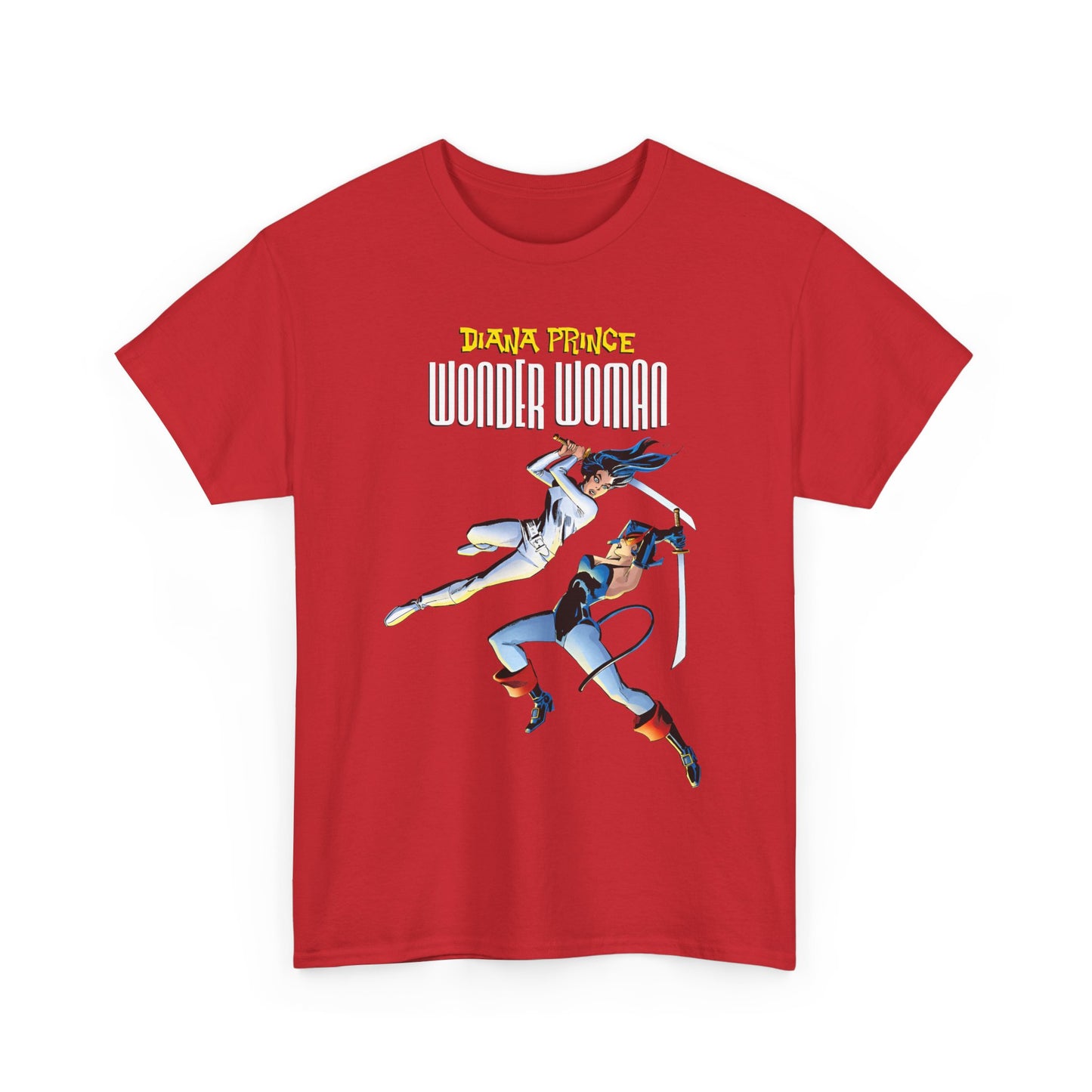Diana Prince Wonder Woman  T-Shirt - From Diana's 1970s White Suit No-Powers Years - Bronze Age DC Comics