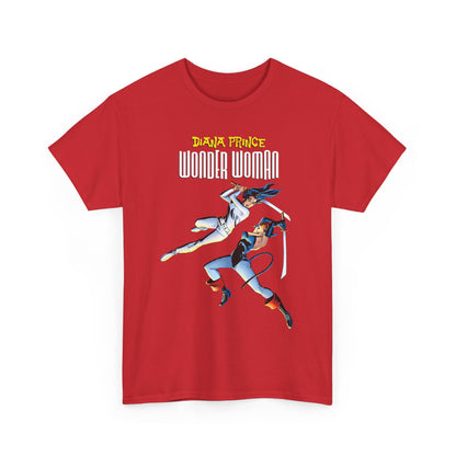 Diana Prince Wonder Woman  T-Shirt - From Diana's 1970s White Suit No-Powers Years - Bronze Age DC Comics
