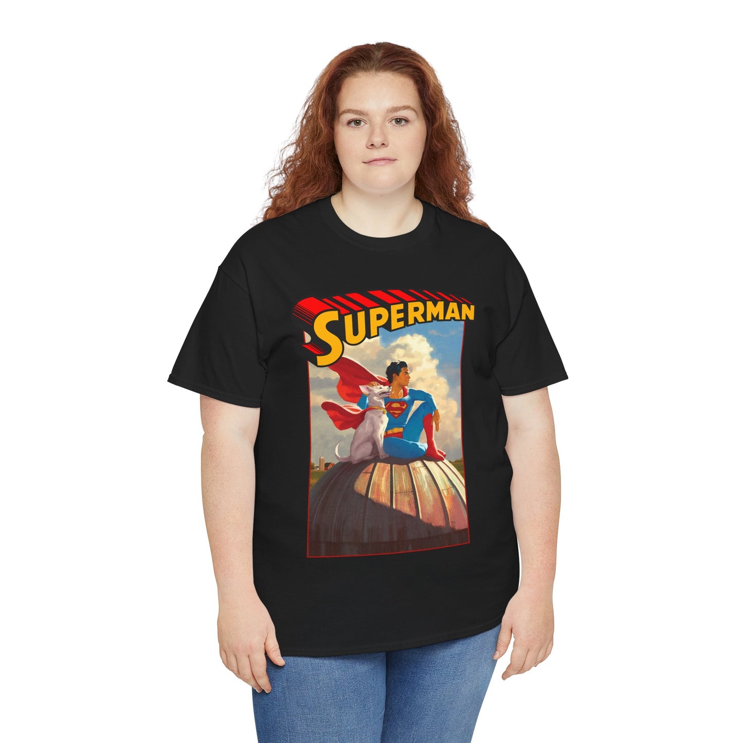 Superman & Krypto T-Shirt - 2025 Movie - Superdog from Krypton - Man of Steel, Smallville - DC Comics