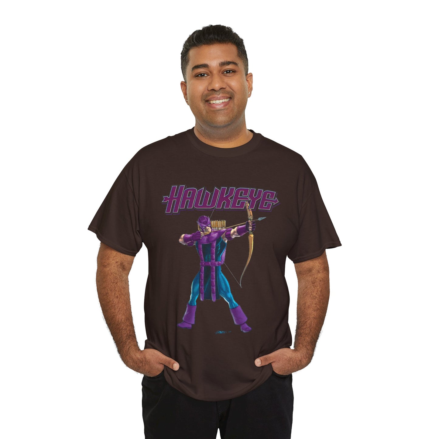 Hawkeye T-Shirt - George Perez Art - Avengers Member/Leader - Clint Barton - Popular Marvel Comics Character