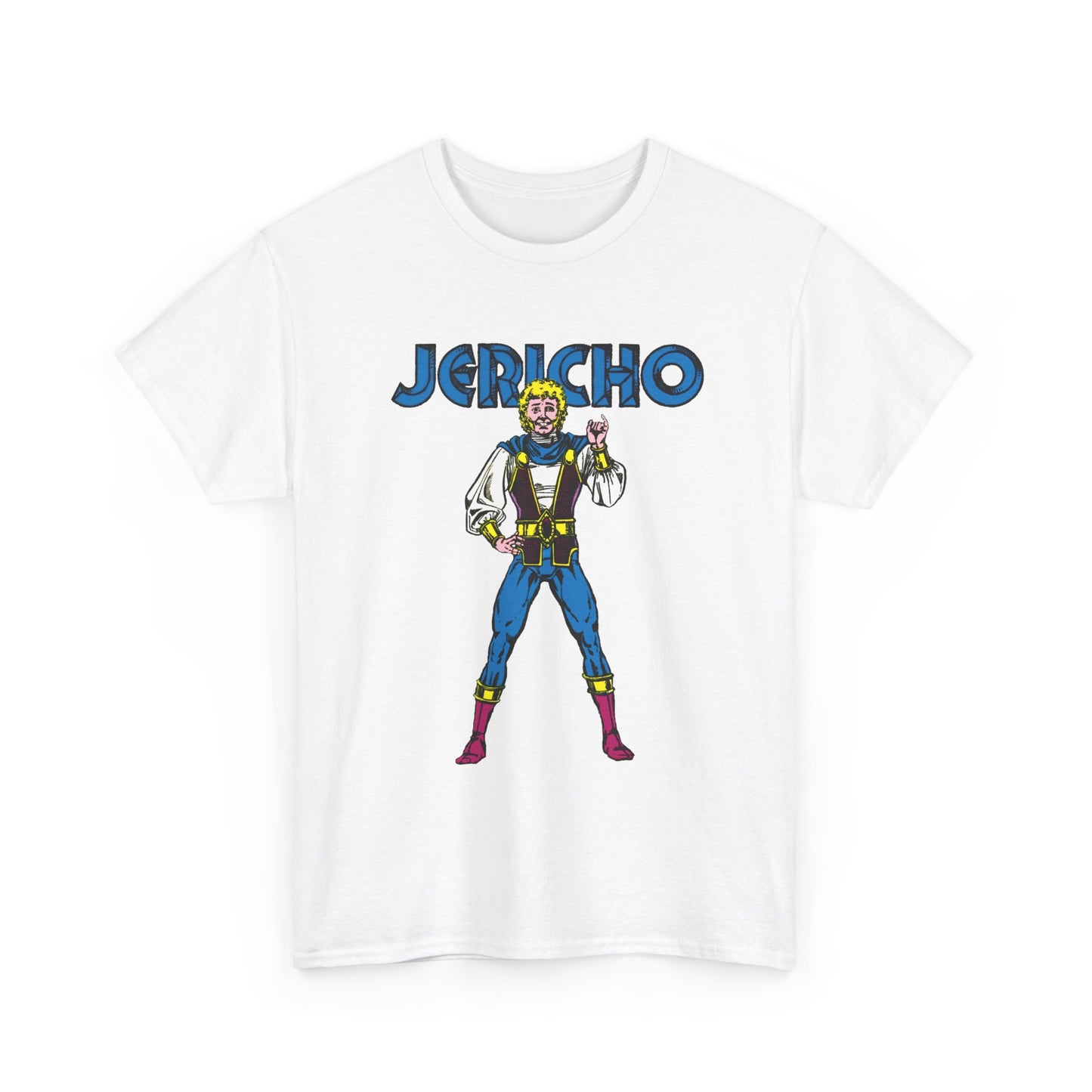 Jericho T-Shirt - George Perez Art - New Teen Titans Member - Son of Deathstroke, Brother of Ravager - DC Comics