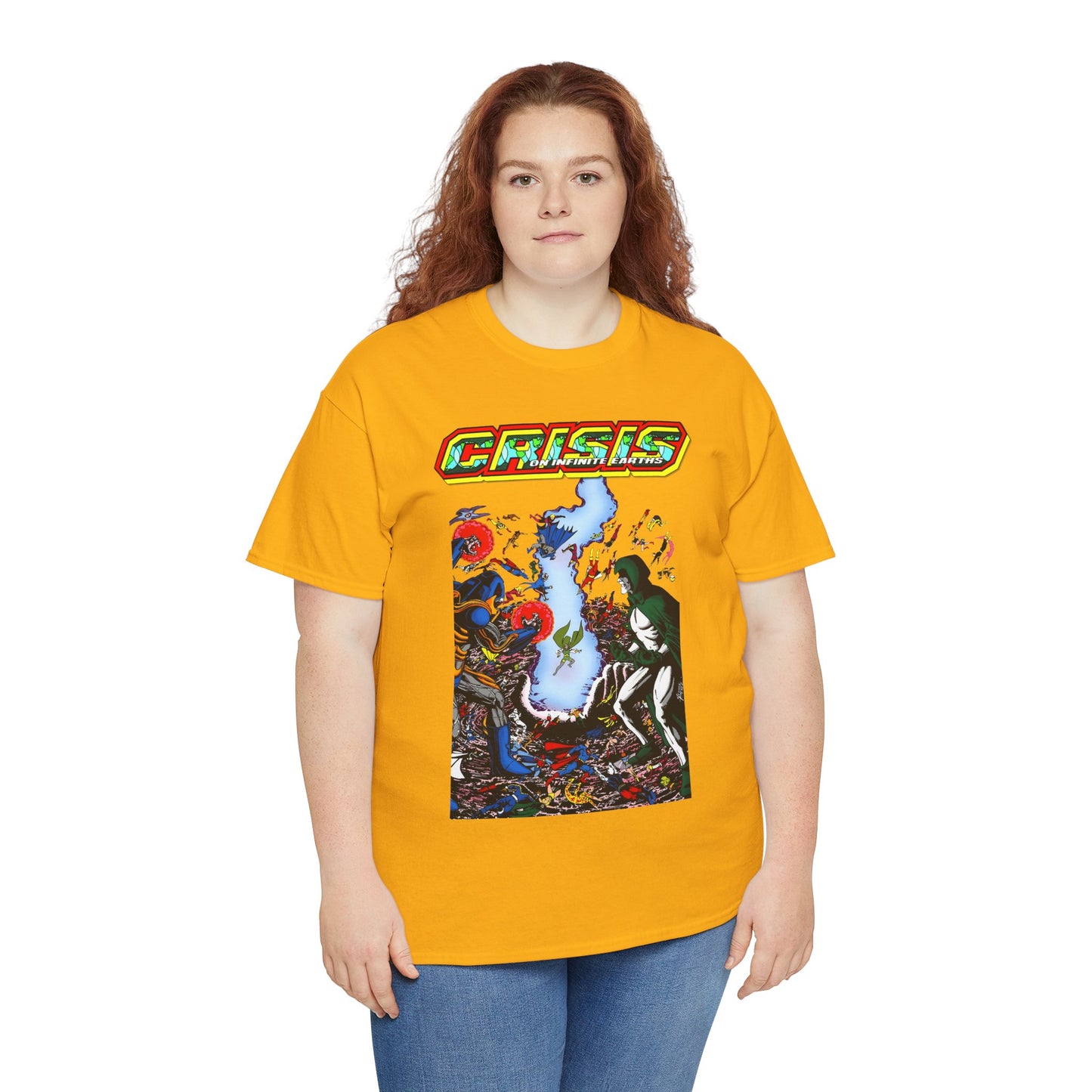 Crisis on Infinite Earths T-Shirt - George Perez Art - #10 Cover - Spectre Vs Anti-Monitor - DC Comics