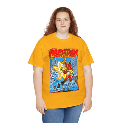 Fury of Firestorm T-Shirt - Pat Broderick Art - Vs Killer Frost - #3 Cover Art - DC Comics