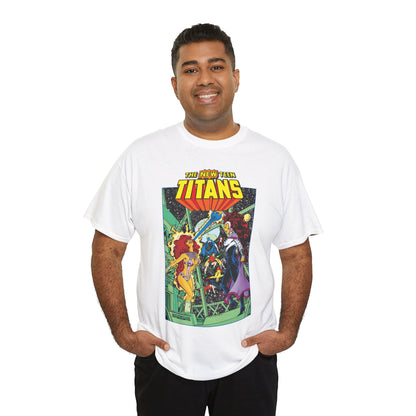 New Teen Titans T-Shirt - George Perez Art - Starfire Vs Blackfire - DC Comics