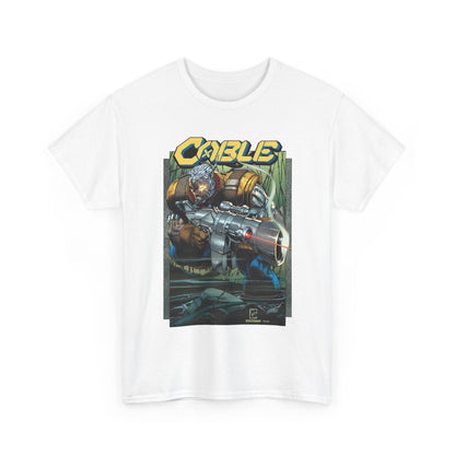 Cable T-Shirt - Greg Capullo Art - X-Force Leader, Mutant Fighter - Nathan Summers - Marvel Comics