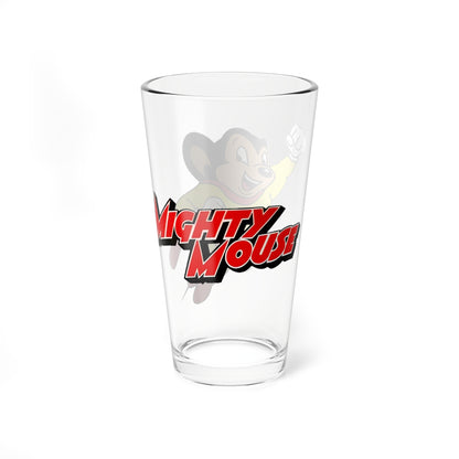 Mighty Mouse Pint Glass, 16oz - Terrytoons - Classic Cartoon Character