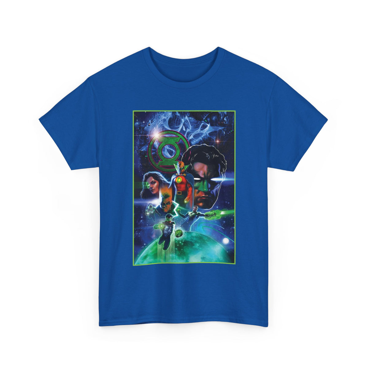 Green Lantern T-Shirt - Liam Sharp Art - Alan Scott, Hal Jordan, Kyle Rayner - DC Comics