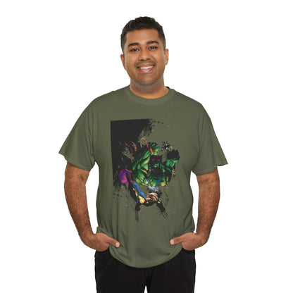 Wolverine Vs Hulk T-Shirt - Adam Kubert Art - Marvel Comics - Logan, X-Men, Bruce Banner - Great Fight Image