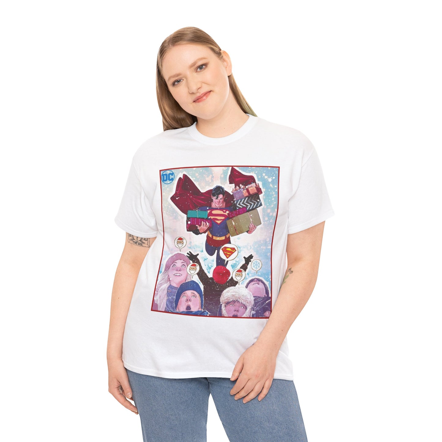 Superman Santa T-Shirt - Mitch Gerads Art - DC Comics