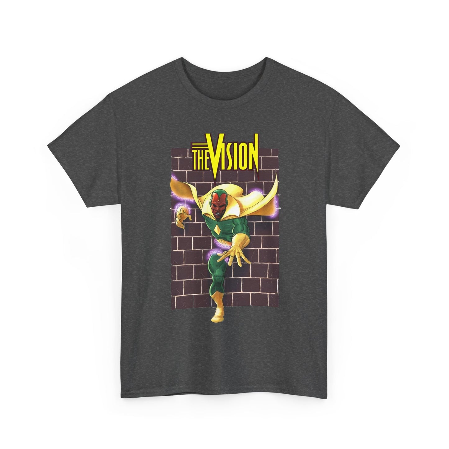Vision T-Shirt - George Perez Art - Avengers Member - Scarlet Witch Husband - Android - Marvel Comics