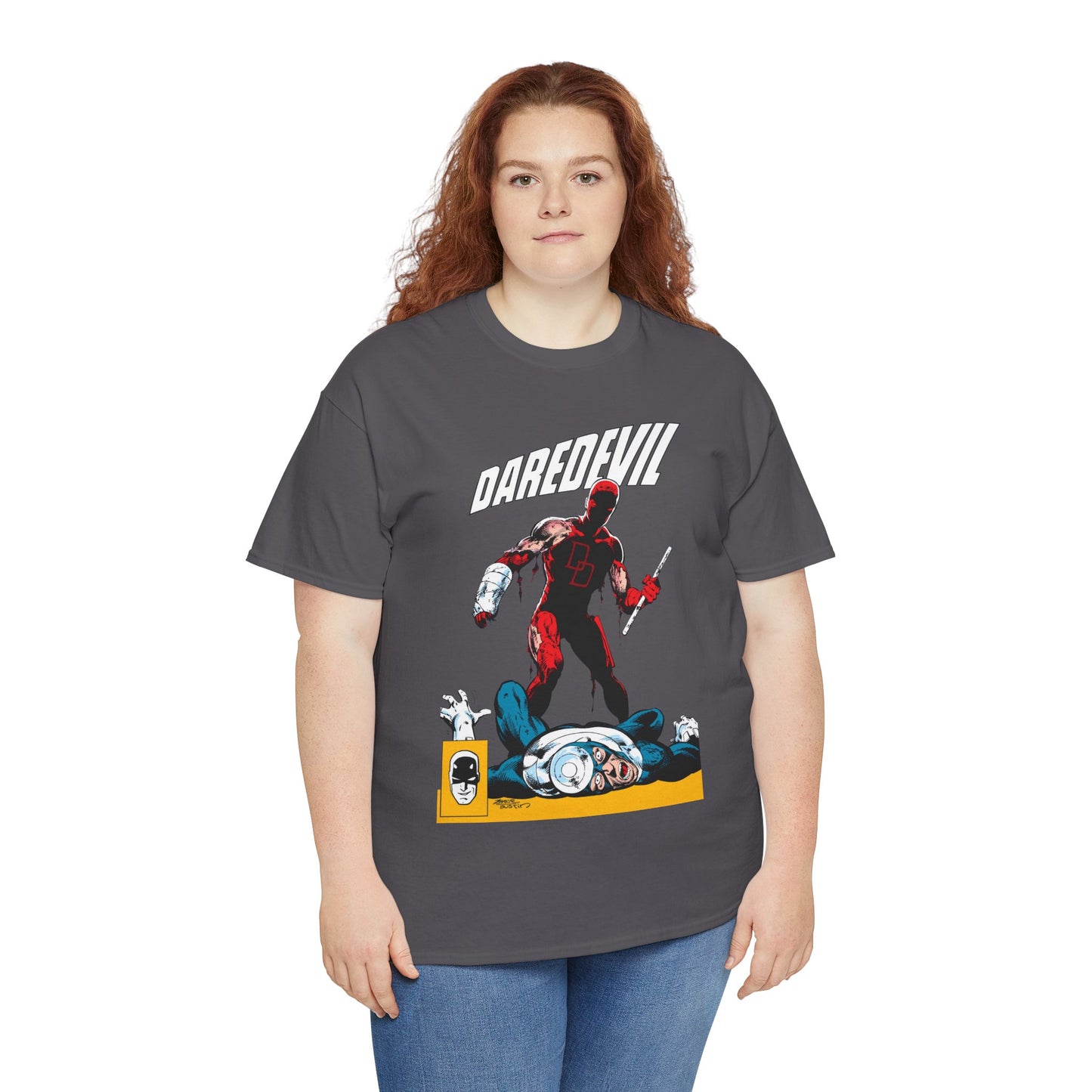 Daredevil T-Shirt - John Byrne Art - Marvel Comics - Bullseye - Matt Murdock, Man Without Fear