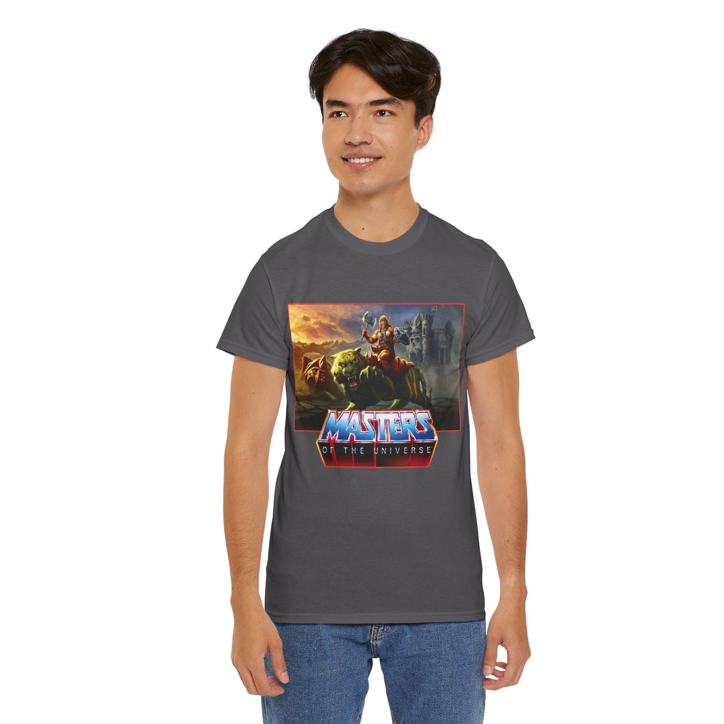 He-Man & Battle Cat T-Shirt- Masters of the Universe, MOTU - New 2026 Movie with Nicholas Galitzine