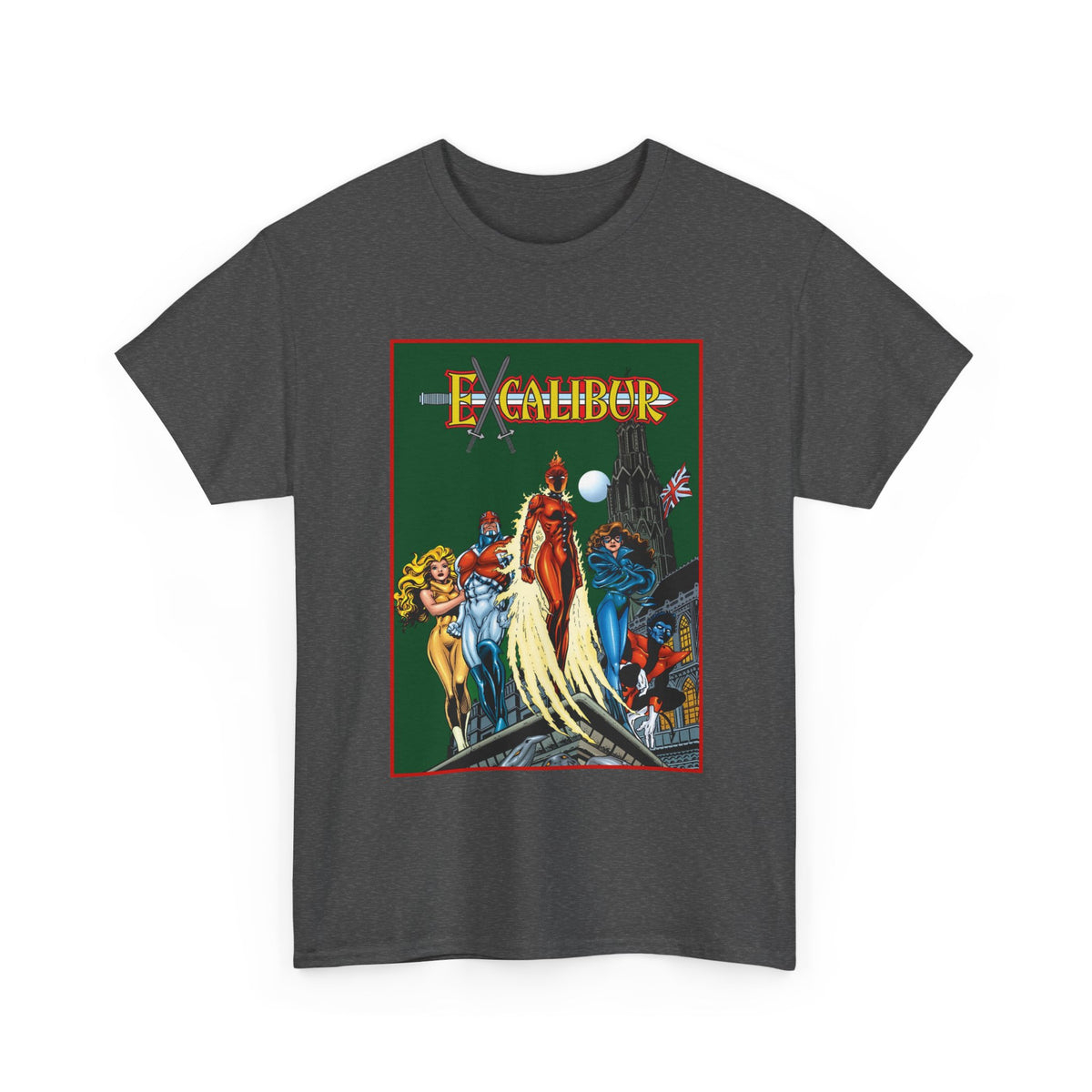 Excalibur T-Shirt - Nightcrawler, Phoenix, Captain Britain - Alan Davis Art - Marvel Comics