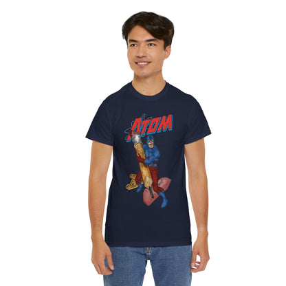 Atom T-Shirt - John Byrne Art - Ray Palmer, Justice League Member - Professor at Ivy University - DC Comics
