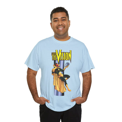 Vision T-Shirt - George Perez Art - Built by Ultron - Avengers Member - Marvel Comics