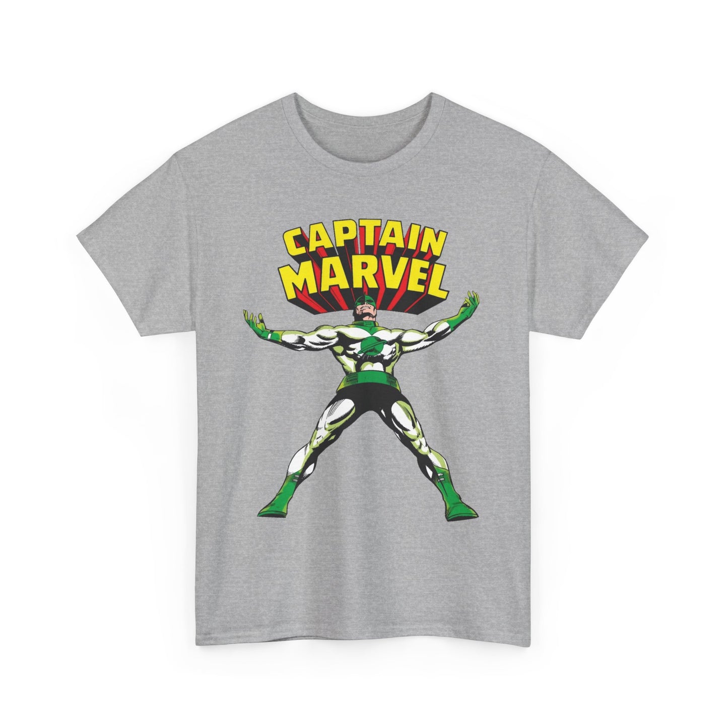 Captain Marvel T-Shirt - Gene Colan Art - #1 Cover Art, 1968 - Marvel Comics