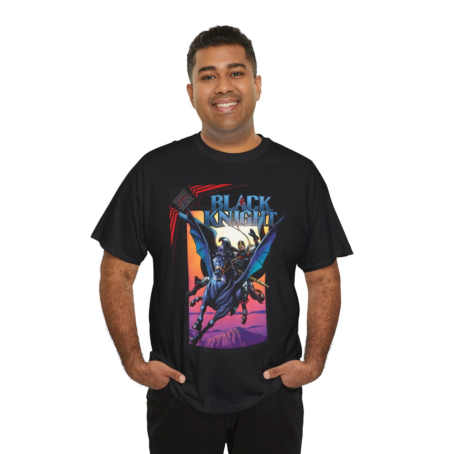 King in Black: Black Knight T-Shirt - Todd Smith Art - Dane Whiteman - From the Knull Story - Marvel Comics
