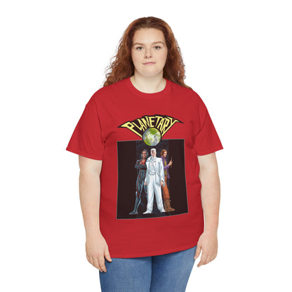 Planetary T-Shirt -  - John Cassaday Art - The Drummer, Jakita Wagner & Elijah Snow - DC Comics/Wildstorm