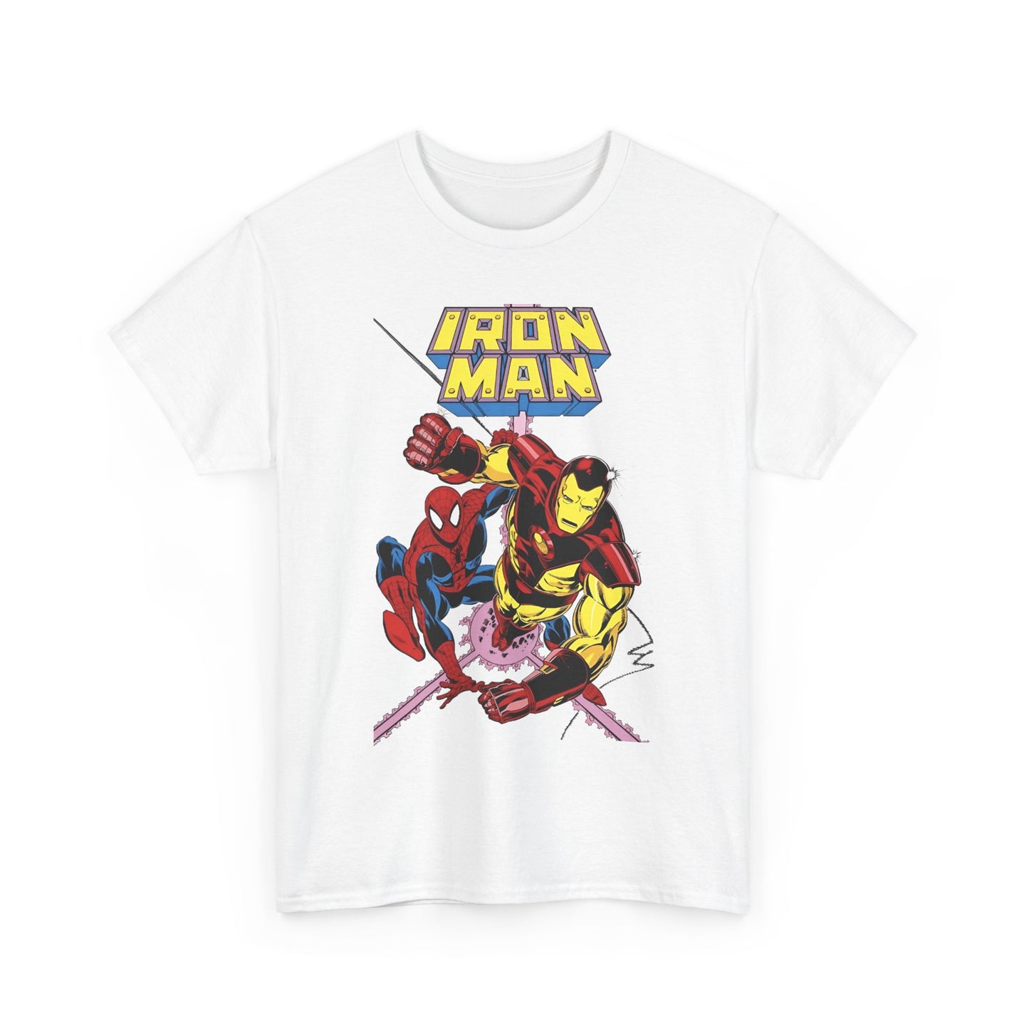 Iron-Man & Spider-Man T-Shirt - Butch Guice Art - Marvel Comics