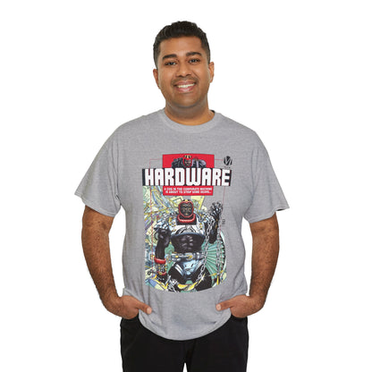 Hardware T-Shirt - Denys Cowan Art - Curtis Metcalf Vs Edwin Alva - Milestone Media - DC Comics