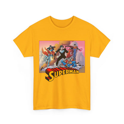 Superman T-Shirt - Tom Grummett Art - Death & Return - Steel, Cyborg, Eradicator - DC Comics