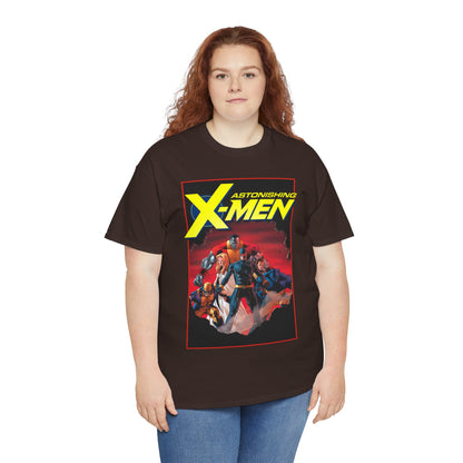 Astonishing X-Men T-Shirt - John Cassady Art - Cyclops, Beast, Wolverine, Colossus, Emma Frost - Marvel Comics