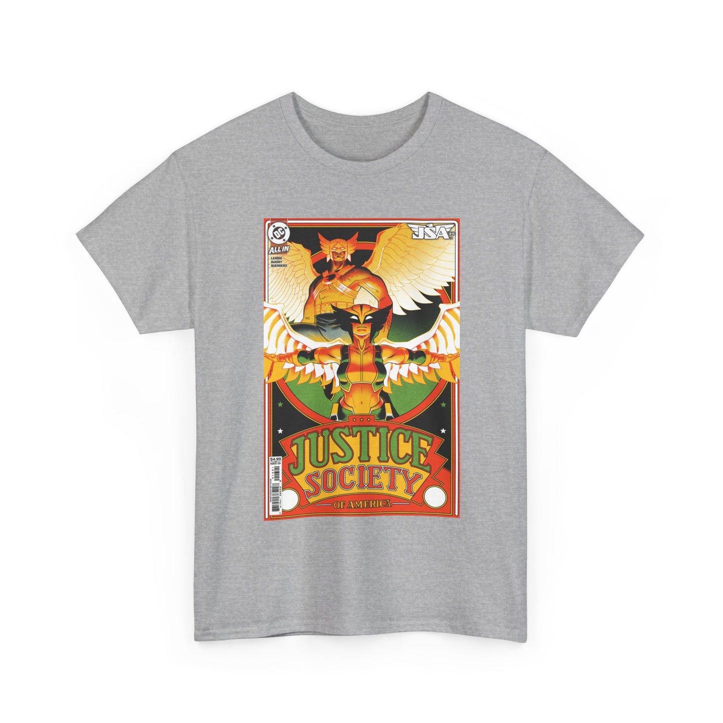 Justice Society of America T-Shirt - Hawkman & Hawkgirl - DC Comics
