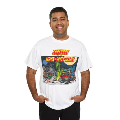 Superboy & Legion of Super-Heroes T-Shirt - Jim Starlin Art - DC Comics