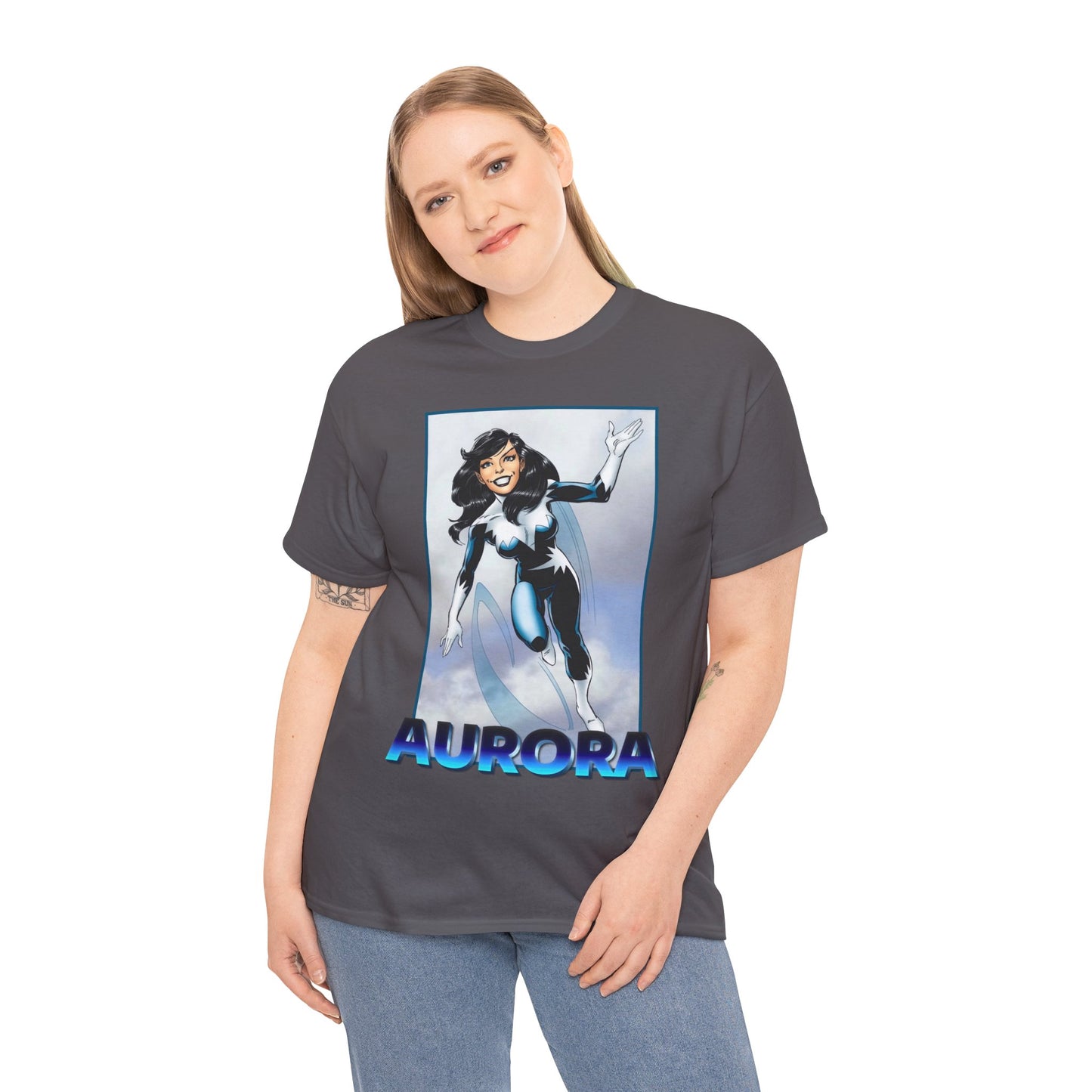 Aurora T-Shirt - John Byrne Art - Alpha Flight Member - Marvel Comics