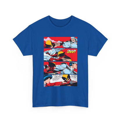 Wolverine Vs Silver Samurai Fight Page 3 T-Shirt - Uncanny X-Men #173 - Marvel Comics