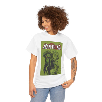 Man-Thing T-Shirt - Marvel Comics - Whatever Knows Fear Burns At The Touch - Swamp Monster