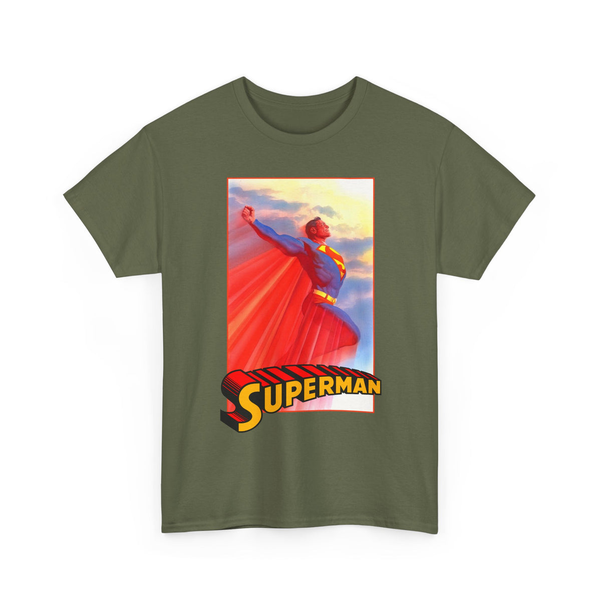 Superman T-Shirt - Alex Ross Art - Man of Steel - DC Comics