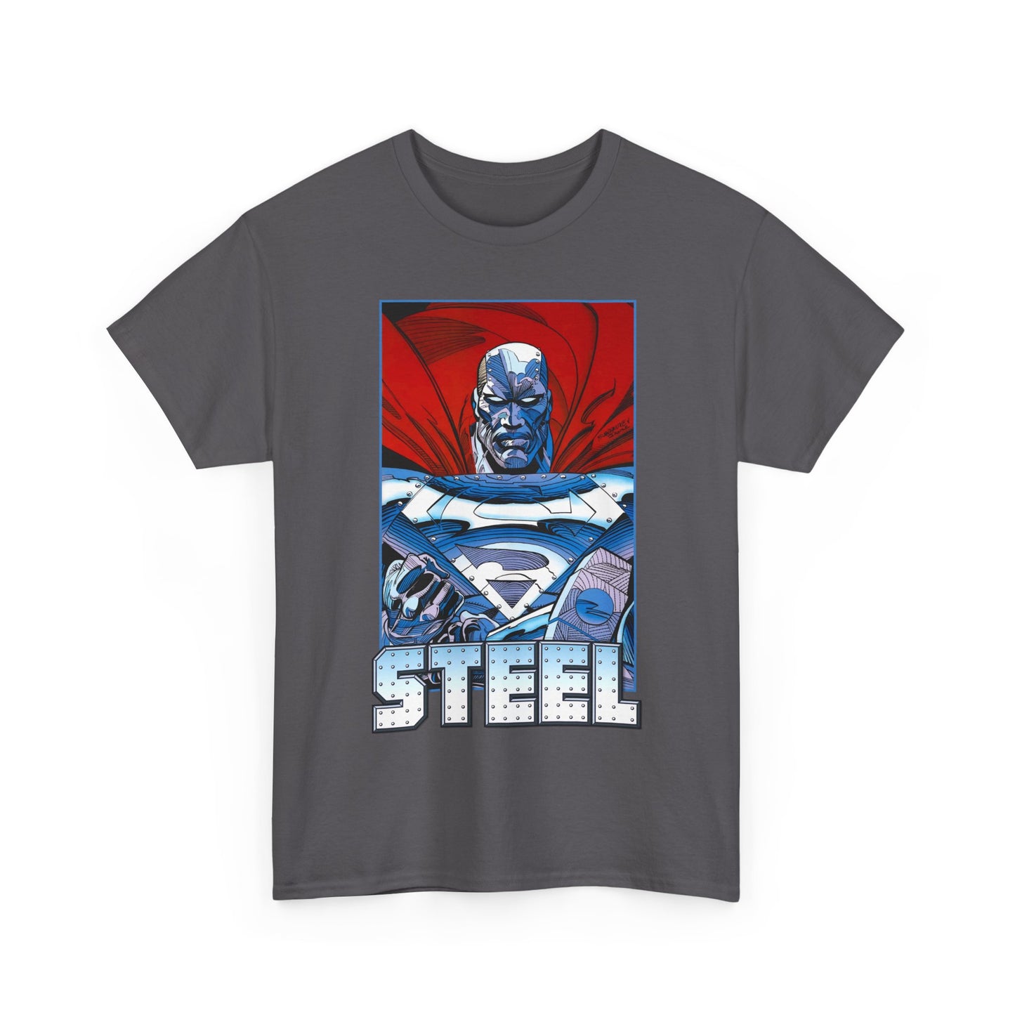 Steel T-Shirt - Superman Family - Reign of the Supermen - John Henry Irons - Steelworks - DC Comics