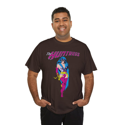 Huntress T-Shirt - Joe Staton Art - Helena Wayne, Daughter of Earth 2 Batman & Catwoman - Pre-Crisis JSA Member - DC Comics