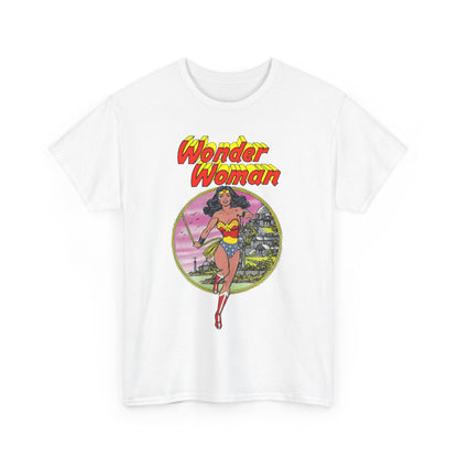 Wonder Woman T-Shirt - George Perez Art - Justice League 1980s Postcard Set - JLA Member - Diana from Themyscira - DC Comics