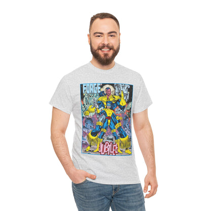 Forge & Jubille T-Shirt - Liam Sharp Art - X-Men Mutants - Marvel Comics