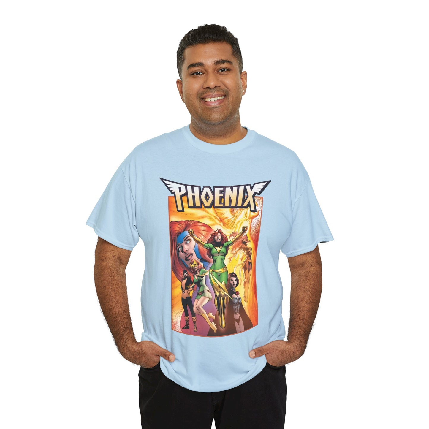 Phoenix T-Shirt - Alan Davis Art - Jean Grey, Marvel Girl, Black Queen, Dark Phoenix - X-Men Founding Member - Marvel Comics