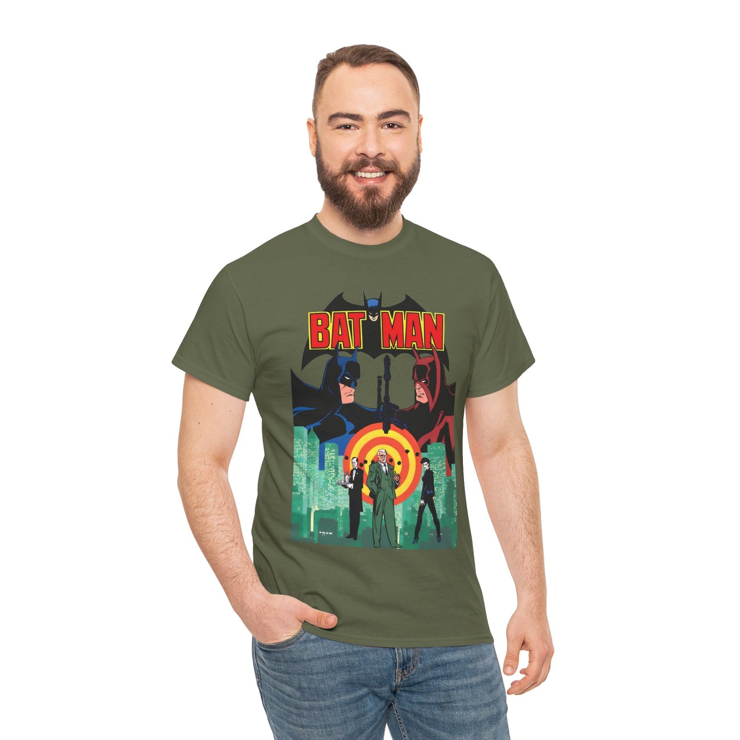 Batman T-Shirt - Michael Golden Art - Vs Wrath - Special #1 Cover - DC Comics