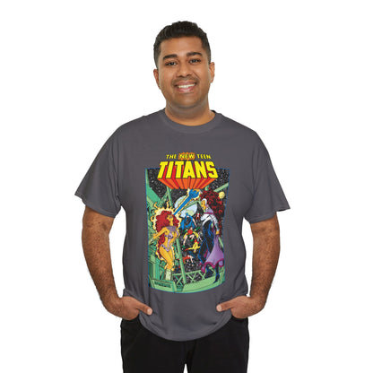 New Teen Titans T-Shirt - George Perez Art - Starfire Vs Blackfire - DC Comics