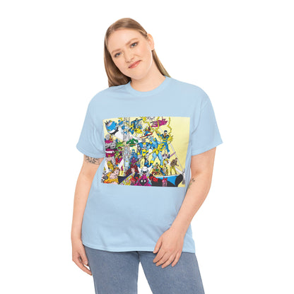Who's Who in the DC Universe T-Shirt - George Perez Art - Black Lightning, Black Orchid - #3 Cover Art - DC Comics