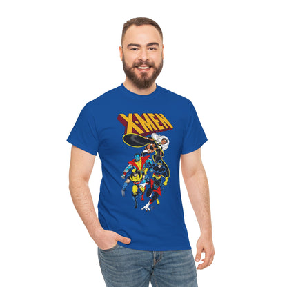 X-Men T-Shirt - John Byrne Art - Wolverine, Storm, Cyclops, Colossus, Nightcrawler - Marvel Comics Mutants