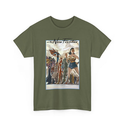 DC: The New Frontier T-Shirt - Darwyn Cooke Art - Superman, Wonder Woman, Flash, Batman - DC Comics