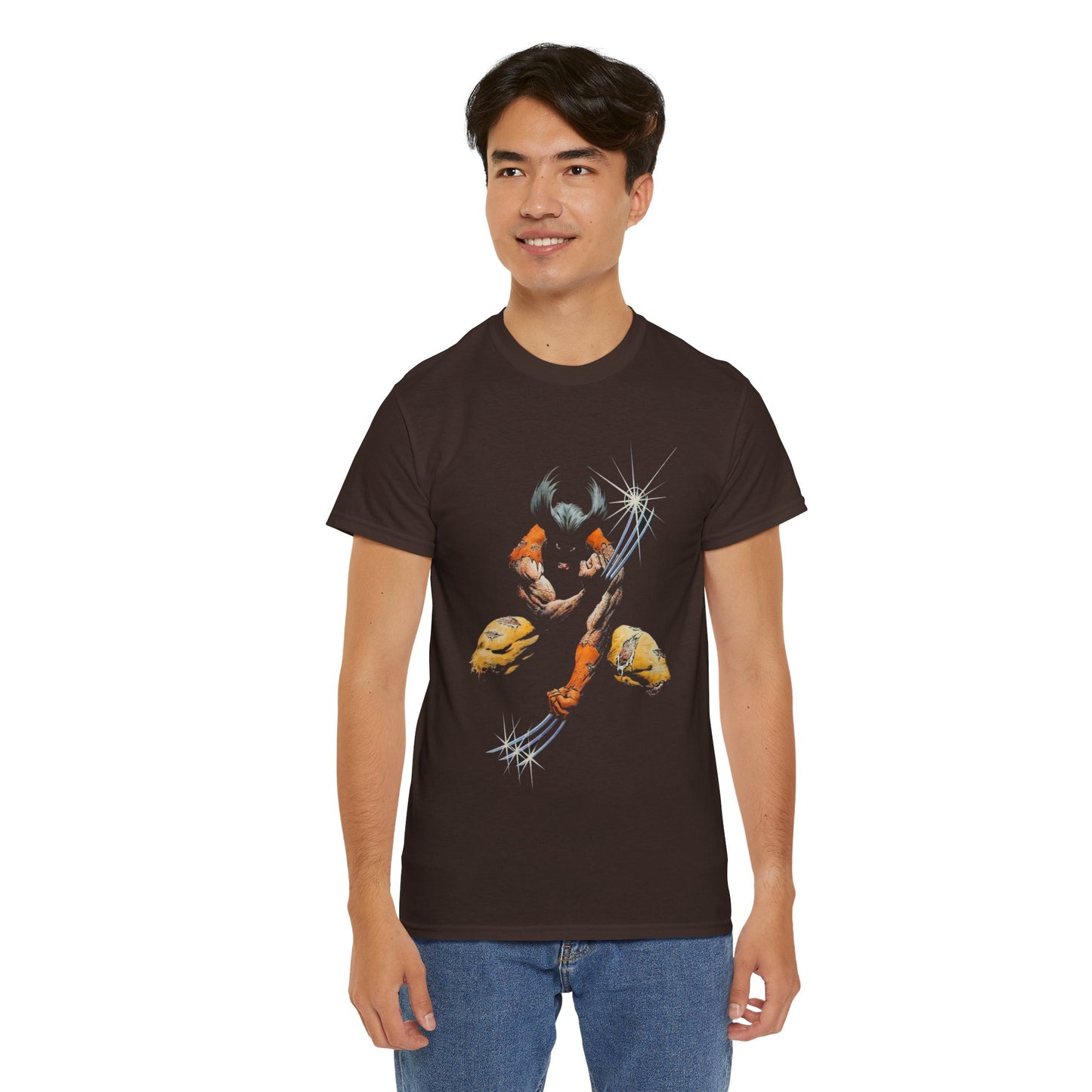 Wolverine T-Shirt - Joe Madureira Art - Negative Space Art Technique - Marvel Comics