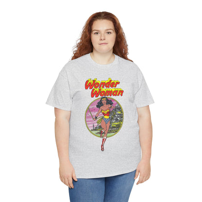 Wonder Woman T-Shirt - George Perez Art - Justice League 1980s Postcard Set - JLA Member - Diana from Themyscira - DC Comics