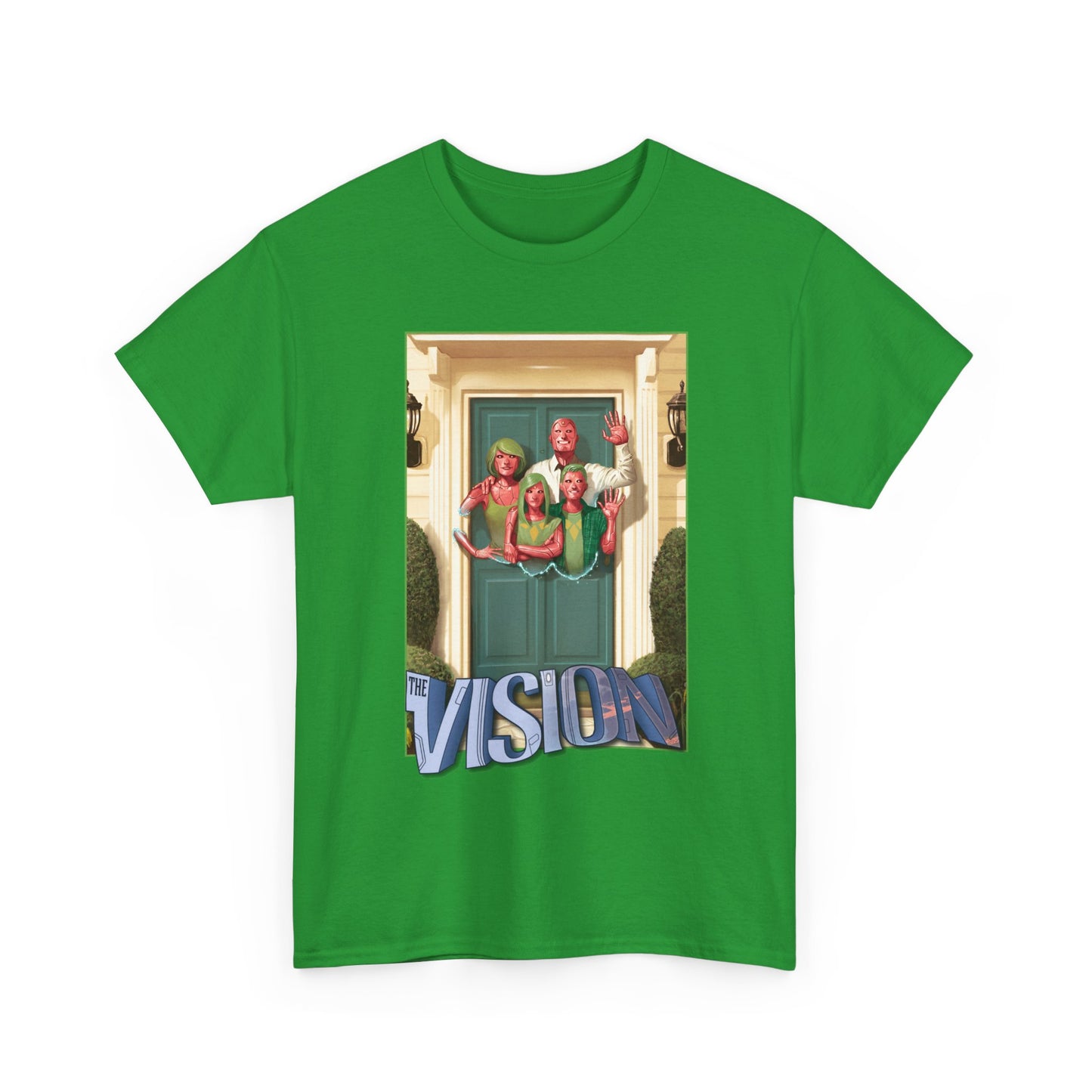 Vision T-Shirt - Mike Del Mundo Art - Avengers Member - The Visions Family - Tom King Story - Future MCU Series - Marvel Comics